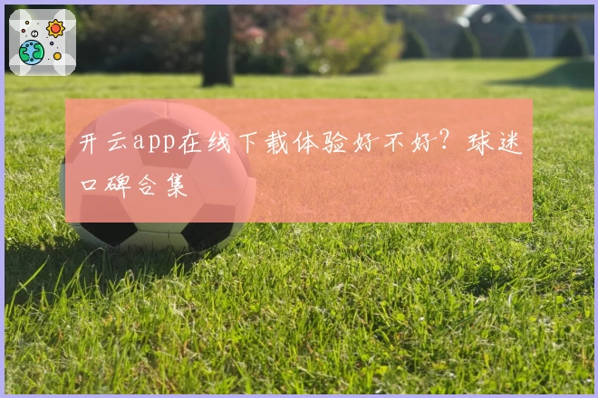 开云app在线下载体验好不好？球迷口碑合集